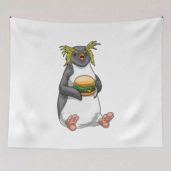 Item preview, Penguin Cheeseburger designed and sold by Snabdesign84.
