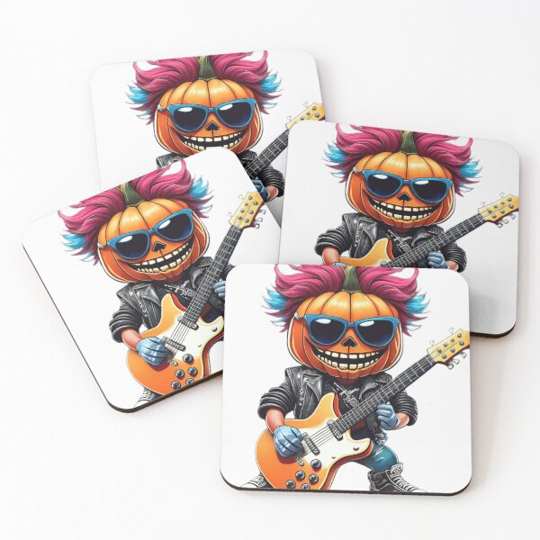 Item preview, Zucca musicista suona chitarra elettrica designed and sold by Shop2s.