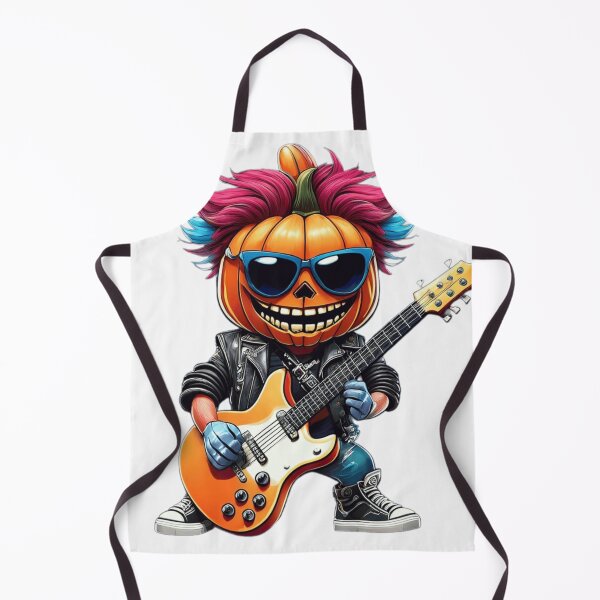 Item preview, Zucca musicista suona chitarra elettrica designed and sold by Shop2s.