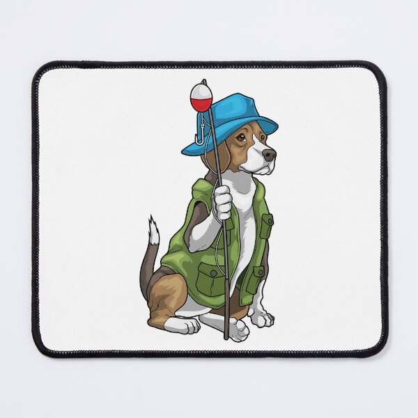 Item preview, Beagle Fisher Fishing rod Fishing designed and sold by Snabdesign84.