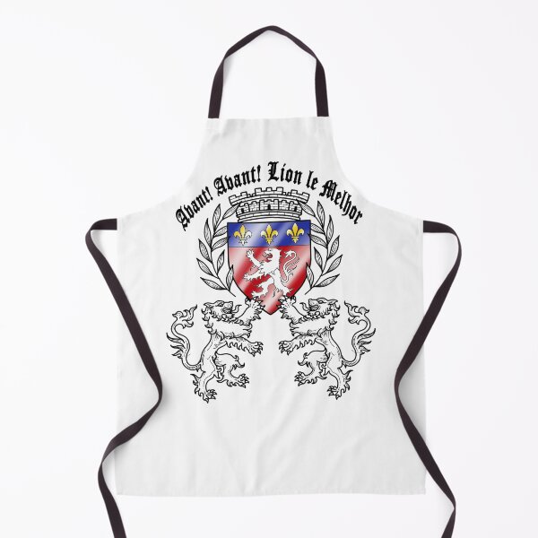 Item preview, Lyon Coat of Arms Before! Before! Visual for White T-shirt designed and sold by lilistreetattoo.