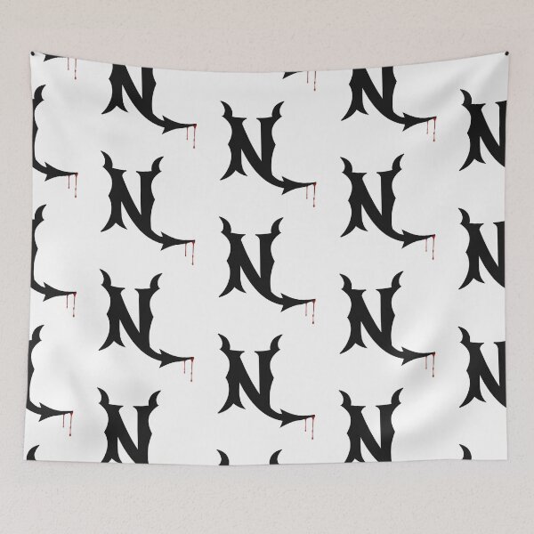 Item preview, Halloween Devils horns and tail N monogram designed and sold by Arkadina.