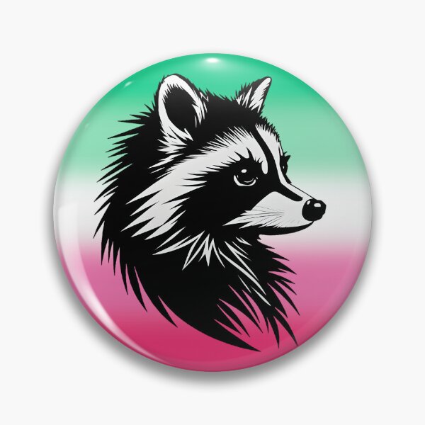 Item preview, Adorable Raccoon with Abrosexual Pride Flag Colored Background, Abrosexual Flag Design  designed and sold by Travelslightly.
