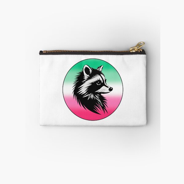 Item preview, Adorable Raccoon with Abrosexual Pride Flag Colored Background, Abrosexual Flag Design  designed and sold by Travelslightly.