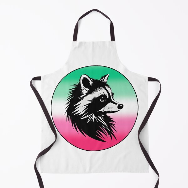 Item preview, Adorable Raccoon with Abrosexual Pride Flag Colored Background, Abrosexual Flag Design  designed and sold by Travelslightly.