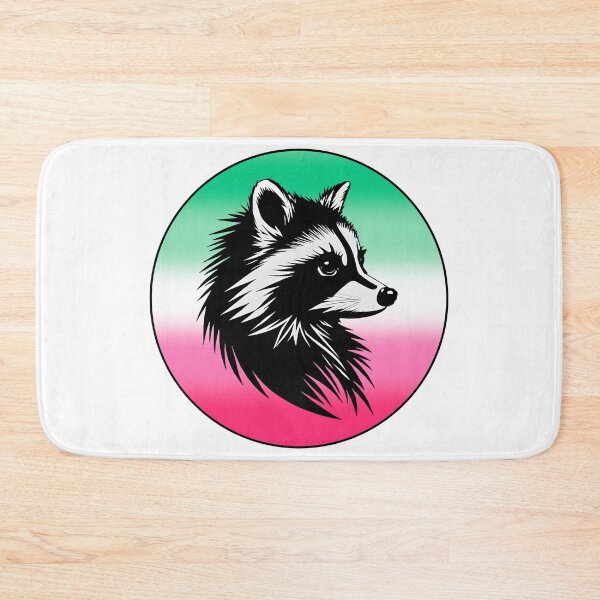Item preview, Adorable Raccoon with Abrosexual Pride Flag Colored Background, Abrosexual Flag Design  designed and sold by Travelslightly.