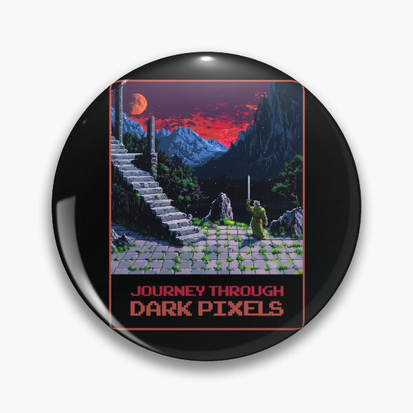 Artikelvorschau, Journey Through Dark Pixels entworfen und verkauft von MagicAxe.