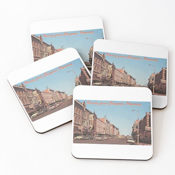 Item preview, Cheyenne Wyoming, Frontier Days, Downtown View, Vintage Inspired Design designed and sold by markomundo.
