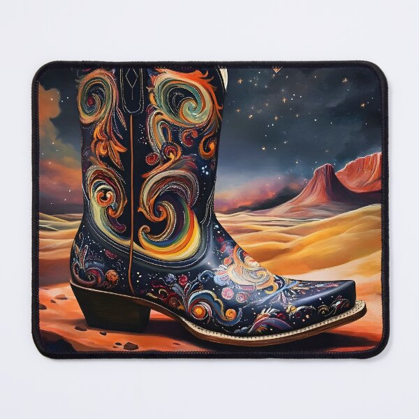 Item preview, Mirage Stride: Artistic Western Fusion designed and sold by AI-Only Creations.