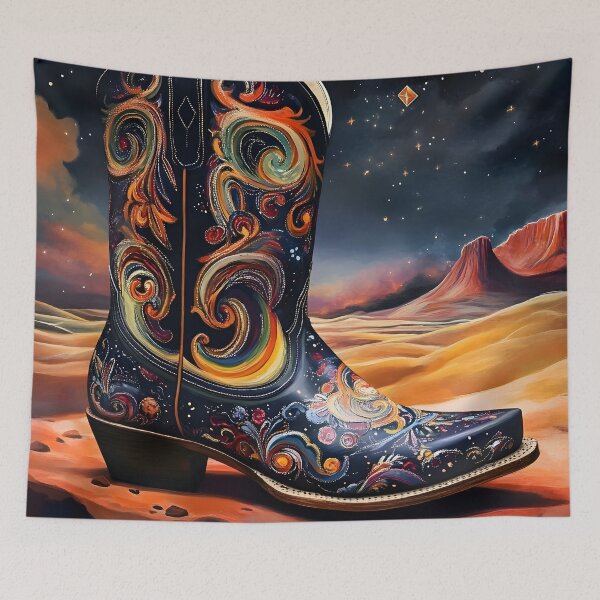 Item preview, Mirage Stride: Artistic Western Fusion designed and sold by AI-Only Creations.