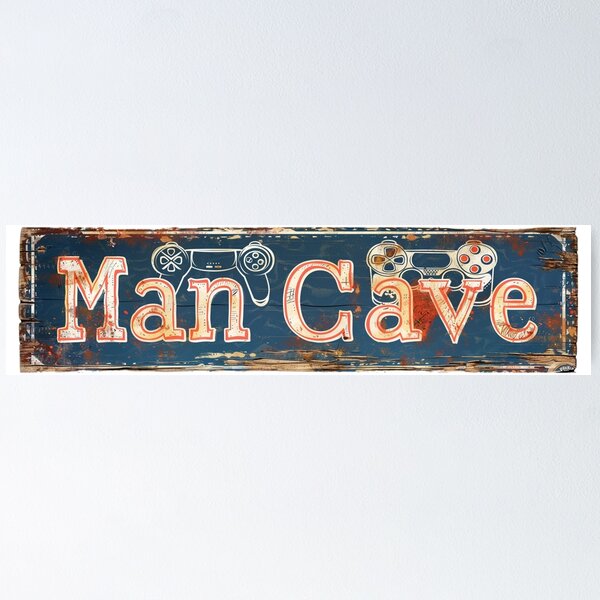 Item preview, Man Cave  designed and sold by Sketch-Shack.