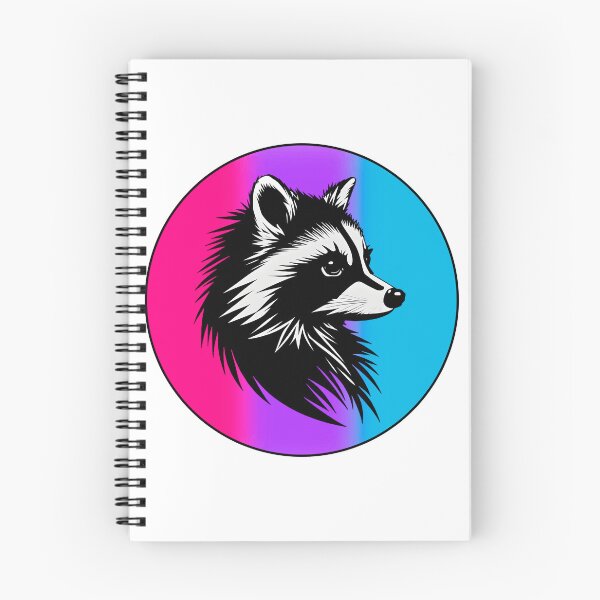 Item preview, Adorable Raccoon with Androgynous Pride Flag Colored Background, Androgynous Flag Design  designed and sold by Travelslightly.