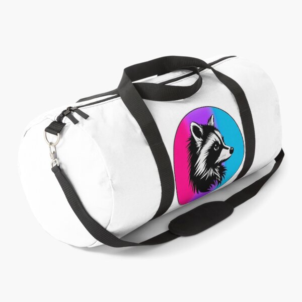 Item preview, Adorable Raccoon with Androgynous Pride Flag Colored Background, Androgynous Flag Design  designed and sold by Travelslightly.