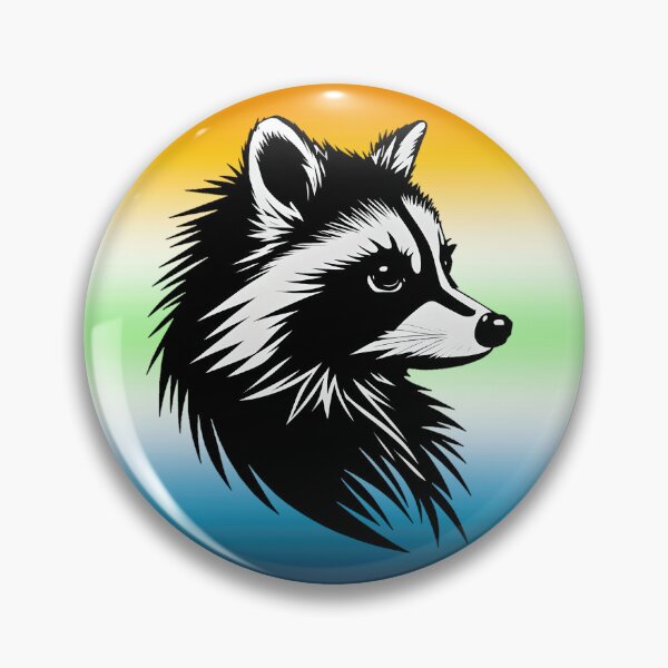 Item preview, Adorable Raccoon with AroAce Agender Pride Flag Colored Background, AroAce Agender Flag Design  designed and sold by Travelslightly.