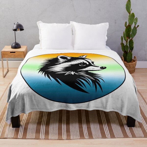 Item preview, Adorable Raccoon with AroAce Agender Pride Flag Colored Background, AroAce Agender Flag Design  designed and sold by Travelslightly.