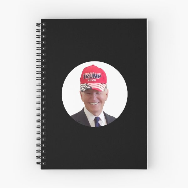 Item preview, Biden Wears Trump Hat MAGA Election Bipartisan Political Humor designed and sold by w1ckerman.