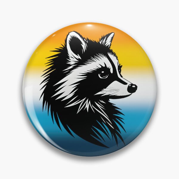 Item preview, Adorable Raccoon with AroAce Pride Flag Colored Background, AroAce Flag Design  designed and sold by Travelslightly.