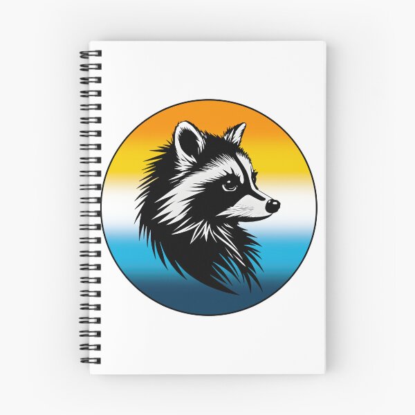 Item preview, Adorable Raccoon with AroAce Pride Flag Colored Background, AroAce Flag Design  designed and sold by Travelslightly.