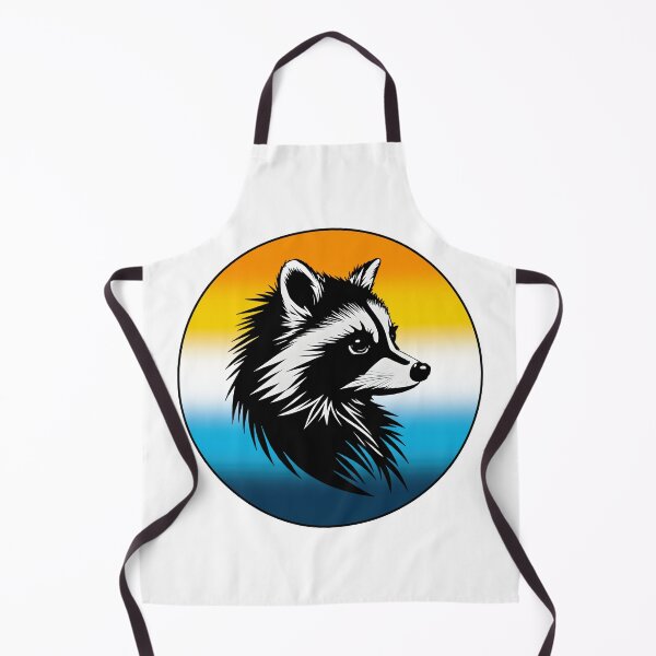 Item preview, Adorable Raccoon with AroAce Pride Flag Colored Background, AroAce Flag Design  designed and sold by Travelslightly.