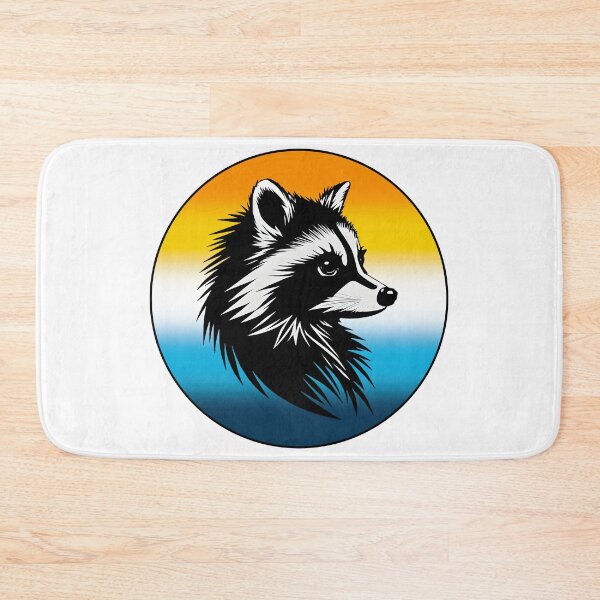 Item preview, Adorable Raccoon with AroAce Pride Flag Colored Background, AroAce Flag Design  designed and sold by Travelslightly.
