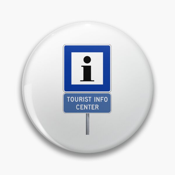 Item preview, Tourist Info Center - Road Sign designed and sold by TravelAddicts.