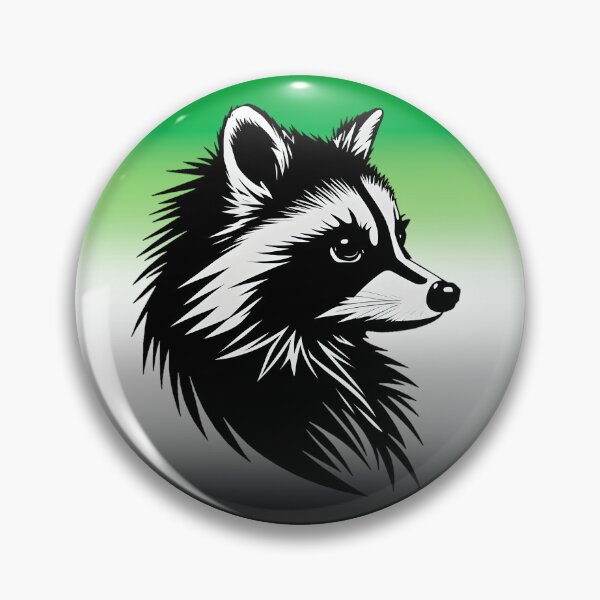 Item preview, Adorable Raccoon with Aromantic Pride Flag Colored Background, Aromantic Flag Design  designed and sold by Travelslightly.