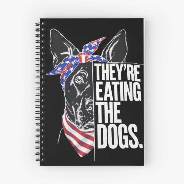 Item preview, They're Eating the Dogs Funny Trump Kamala Harris Debate designed and sold by HeadTurningArt.