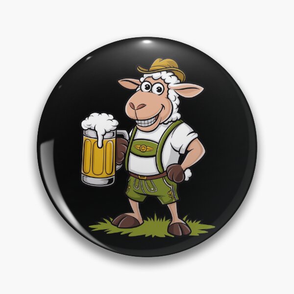 Item preview, Baa-rilliant Beerfest Vibes! designed and sold by FreshArtFusion.