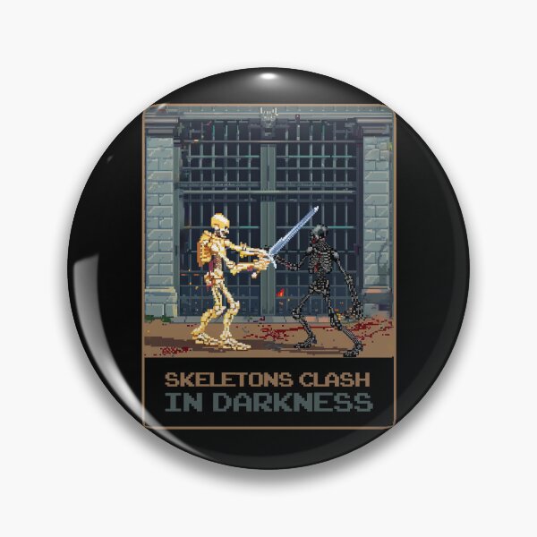 Item preview, Skeletons Clash In Darkness designed and sold by MagicAxe.
