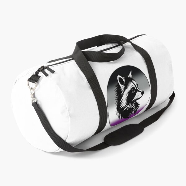 Item preview, Adorable Raccoon with Asexual Pride Flag Colored Background, Ace Flag Design  designed and sold by Travelslightly.