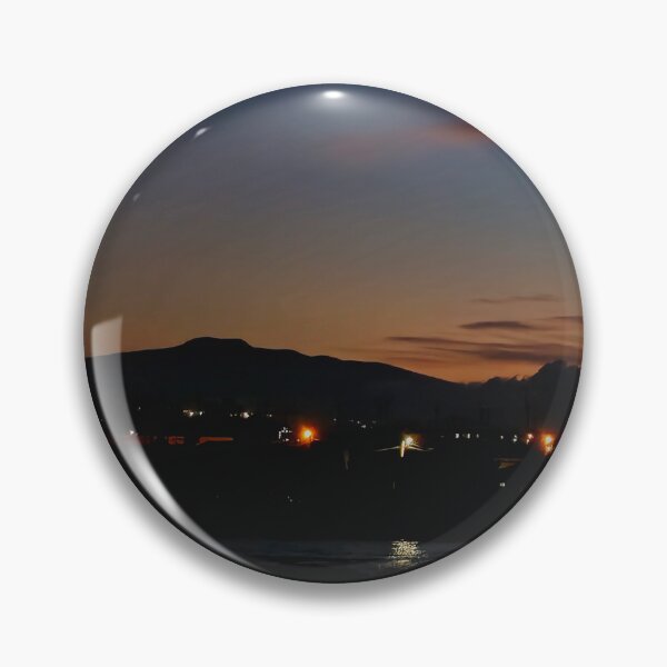 Item preview, Sunset scenery of Jeju Kimnyeong Beach with Mt. Halla in the distance, east of Jeju, Korea. designed and sold by human8891.
