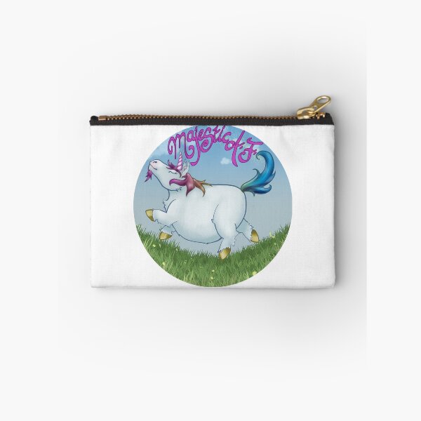 Item preview, Pan Majestic AF Unicorn (round) designed and sold by CryptidsCreate.