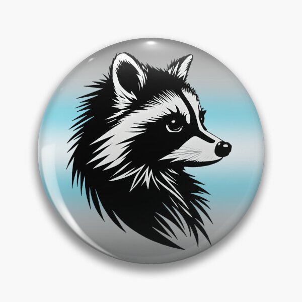 Item preview, Adorable Raccoon with Demiboy Pride Flag Colored Background, Demiboy Flag Design  designed and sold by Travelslightly.