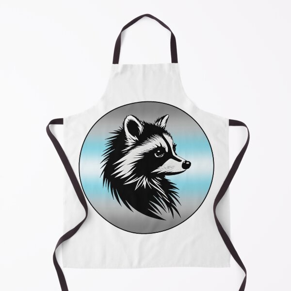 Item preview, Adorable Raccoon with Demiboy Pride Flag Colored Background, Demiboy Flag Design  designed and sold by Travelslightly.