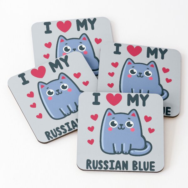 Item preview, I love my Russian Blue designed and sold by MeowKittyPurr.
