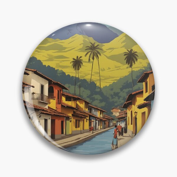 Item preview, Bello Colombia Retro Vintage Poster Tourism  designed and sold by TravelersGems.