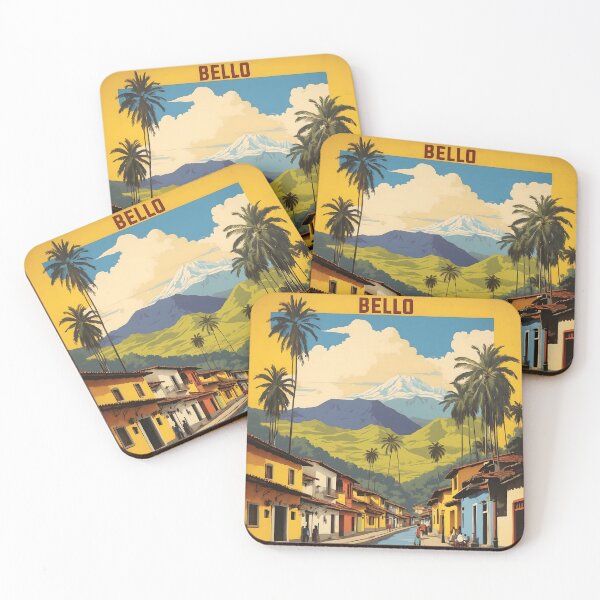 Item preview, Bello Colombia Retro Vintage Poster Tourism  designed and sold by TravelersGems.