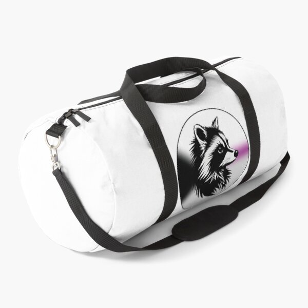 Item preview, Adorable Raccoon with Demisexual Pride Flag Colored Background, Demi Flag Design designed and sold by Travelslightly.