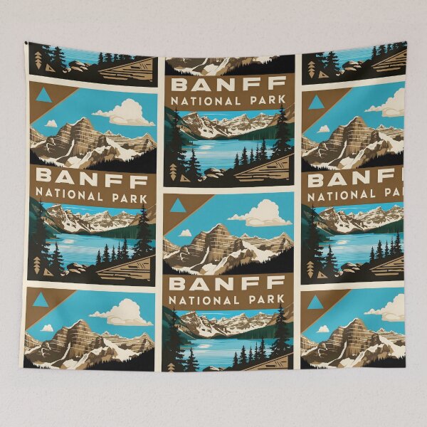 Item preview, Banff National Park Canada Vintage Travel Tourism  designed and sold by TravelersGems.