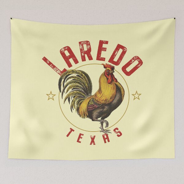 Item preview, Laredo Texas Vintage Rooster Design designed and sold by Futurebeachbum.