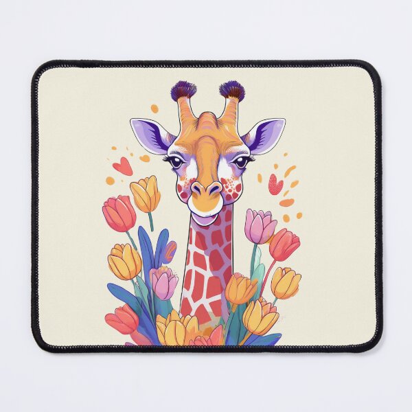 Item preview, Giraffe and Tulips designed and sold by ShilaN1.