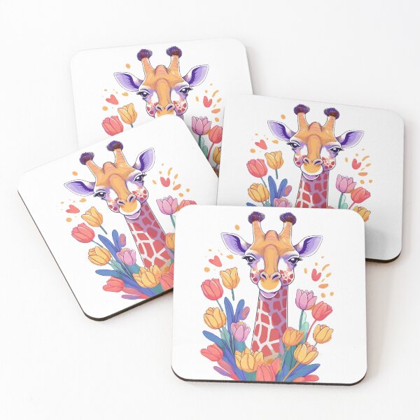 Item preview, Giraffe and Tulips designed and sold by ShilaN1.