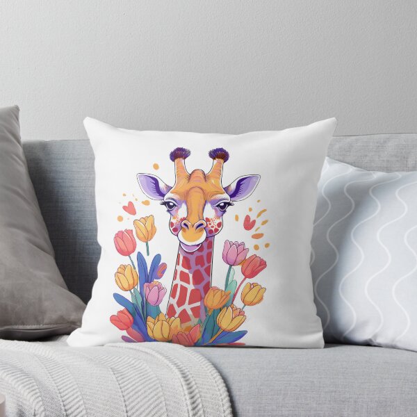 Item preview, Giraffe and Tulips designed and sold by ShilaN1.