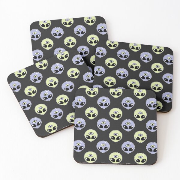Item preview, Kawaii Aliens Pattern designed and sold by sasyall.