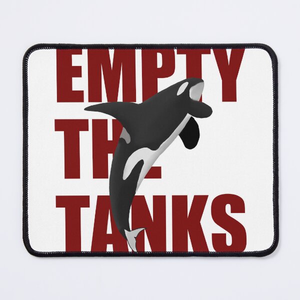 Item preview, Empty the Tanks orca Dolphin Captivity Protest designed and sold by katoocreations.