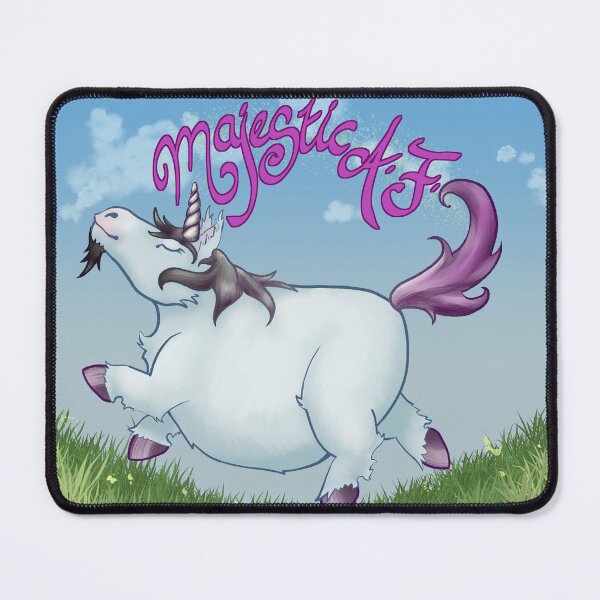 Item preview, Ace Majestic AF Unicorn (square) designed and sold by CryptidsCreate.