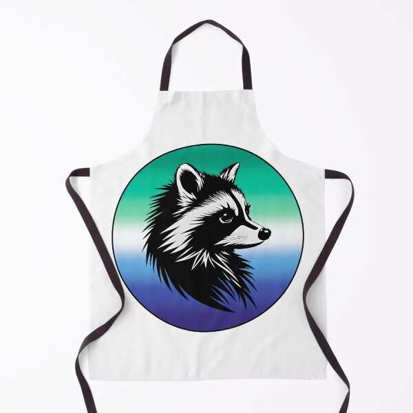 Item preview, Adorable Raccoon with Gay MLM Pride Flag Colored Background, MLM Flag Design designed and sold by Travelslightly.