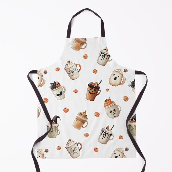 Item preview, Halloween Drinks with Pumpkins, Halloween pattern designed and sold by natalidesign.