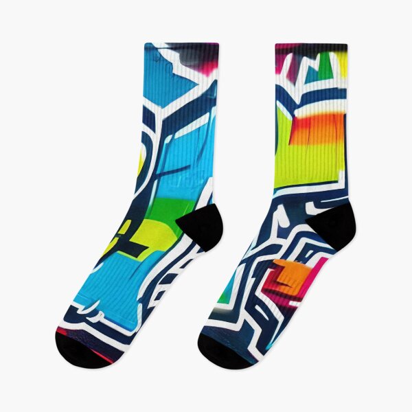 Item preview, Street Art Meets Abstract Design In Vibrant Digital Fusion | 315 designed and sold by City Graffix Design Co..
