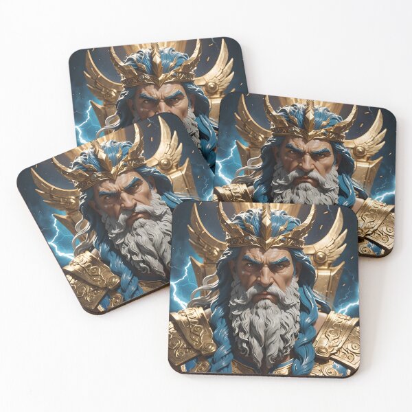 Item preview, Zeus Jupiter Greek Myth Olympus designed and sold by Mythic-Threads.